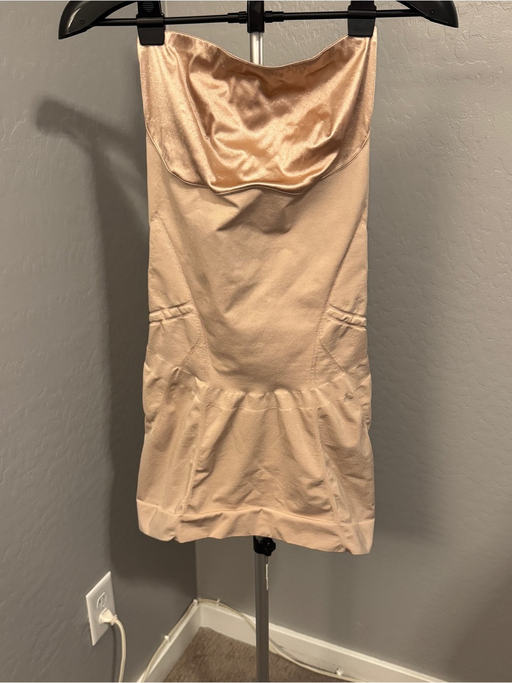 SPANX Slimmer & Shine Strapless Full Slip Shapewear XL
